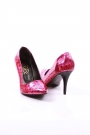 Fuşya Hologram Kadın Stiletto Ayakkabı 251-3211