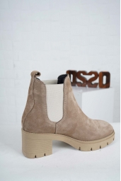 Hakiki Deri Vizon Süet Kadın Topuklu Bot 242108200