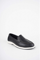 Hakiki Deri Siyah Kadın Casual Ayakkabı 252108100