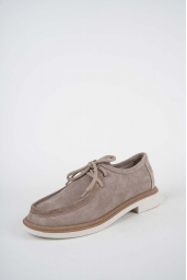 Hakiki Deri Vizon Süet Kadın Casual Ayakkabı 261108104