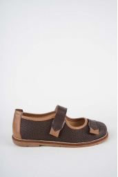 Hakiki Deri Kahve Kadın Casual Ayakkabı 261135100