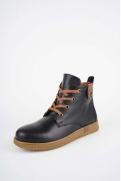 Hakiki Deri Siyah Kadın Casual Bot 252136205