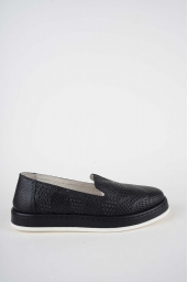 Hakiki Deri Siyah Flt. Kadın Casual Ayakkabı 261136105
