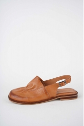 Hakiki Deri Taba Kadın Burun Kapalı Sandalet 261141507