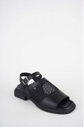 Siyah Kadın Düz Sandalet 261141510
