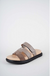 Hakiki Deri Vizon Süet-Vizon Kadın Düz Terlik 261162601