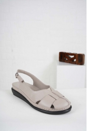 Hakiki Deri Vizon Kadın Komfort Sandalet 241177503