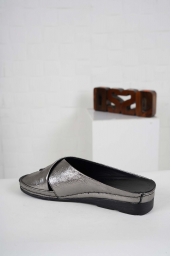 Hakiki Deri Çelik Kadın Komfort Terlik 241177601