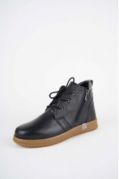 Hakiki Deri Siyah-Çelik Kadın Casual Bot 252186200