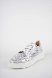 Hakiki Deri Lame Baskılı Kadın Casual Ayakkabı 261189103