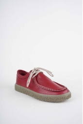 Hakiki Deri Vişne Çürüğü Kadın Casual Ayakkabı 231220112