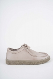 Hakiki Deri Açık Vizon Kadın Casual Ayakkabı 231220112