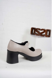 Hakiki Deri Vizon Kadın Topuklu Ayakkabı 242229100