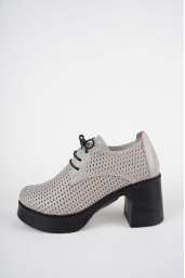 Hakiki Deri Vizon Kadın Topuklu Ayakkabı 261229100