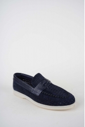 Hakiki Deri Laci Süet-Laci Floter Kadın Makosen Ayakkabı 261507Z101