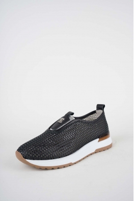 Hakiki Deri Siyah Kadın Casual Ayakkabı 261136100