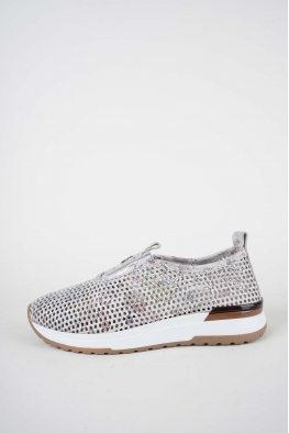 Hakiki Deri Çiçek Baskılı Kadın Casual Ayakkabı 261136100