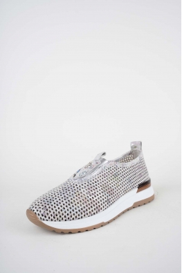 Hakiki Deri Çiçek Baskılı Kadın Casual Ayakkabı 261136100