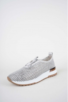 Hakiki Deri Lame Baskılı Kadın Casual Ayakkabı 261136100