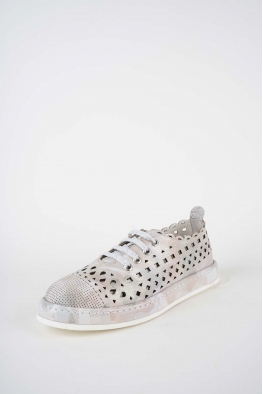 Hakiki Deri Saten Baskılı Kadın Casual Ayakkabı 261136104