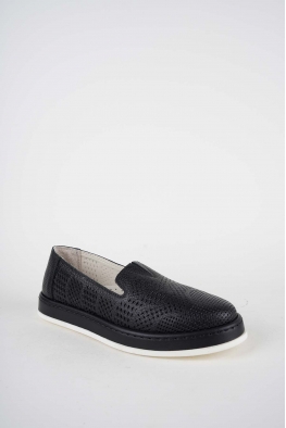 Hakiki Deri Siyah Flt. Kadın Casual Ayakkabı 261136105