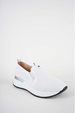 Hakiki Deri Beyaz Kadın Casual Ayakkabı 261189101