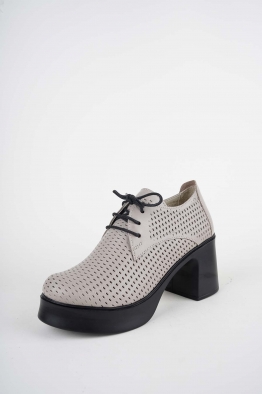 Hakiki Deri Vizon Kadın Topuklu Ayakkabı 261229100