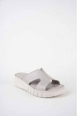 Hakiki Deri Yok Kadın Dolgu Topuklu Terlik 261245605