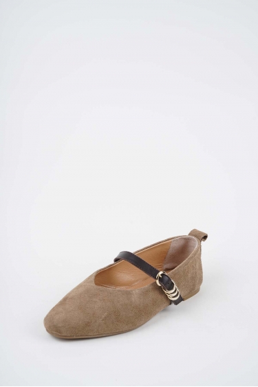 Hakiki Deri Yok Kadın Babet Ayakkabı 261106103