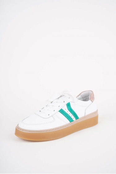 Hakiki Deri Beyaz-Çimen Sü.-Pudra Sü. Kadın Casual Ayakkabı 252108103