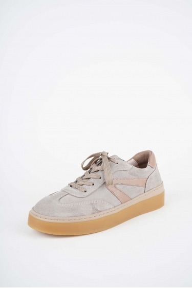 Hakiki Deri Vizon Süet-Vizon Kadın Casual Ayakkabı 252108106