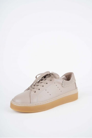 Hakiki Deri Vizon Floter-Vizon Nubuk Kadın Casual Ayakkabı 252108107