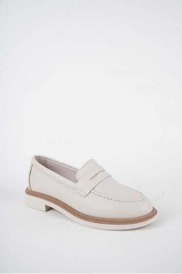 Hakiki Deri Bej Kadın Casual Ayakkabı 261108102