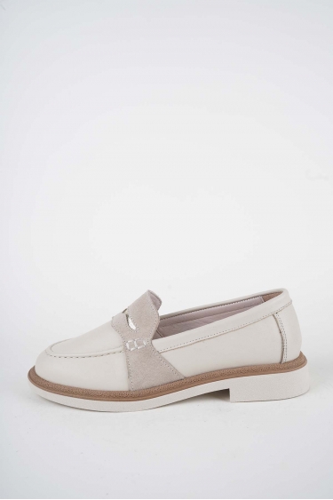 Hakiki Deri Bej Kadın Casual Ayakkabı 261108103