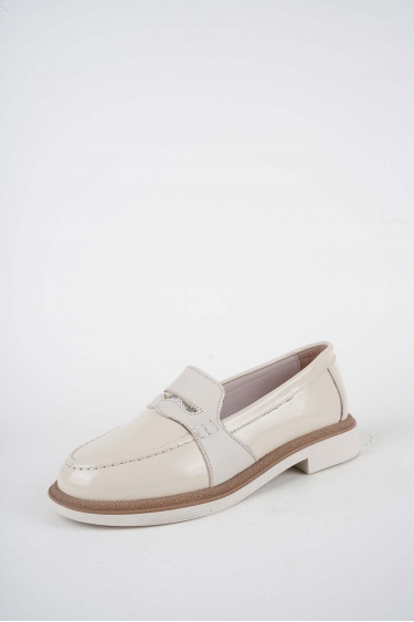 Hakiki Deri Bej Rugan Kadın Casual Ayakkabı 261108103