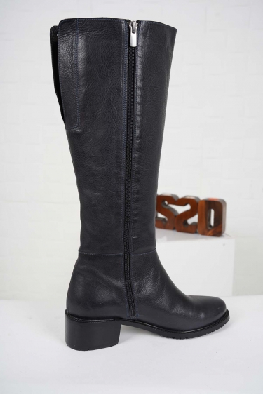 Hakiki Deri Yok Kadın Arka Lastiklı Çizme 202110318