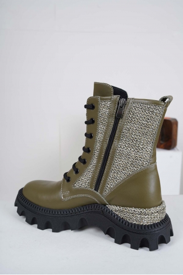 Hakiki Deri Haki Kadın Postal Bot 242111206