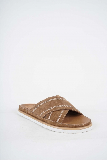 Hakiki Deri Taba Süet Kadın Casual Terlik 251111605