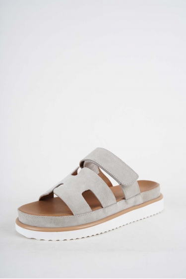 Hakiki Deri Bej Süet Kadın Casual Terlik 251111608