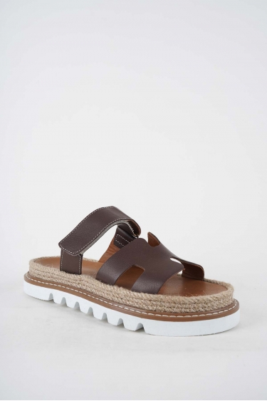 Hakiki Deri Kahve Kadın Casual Terlik 251111609