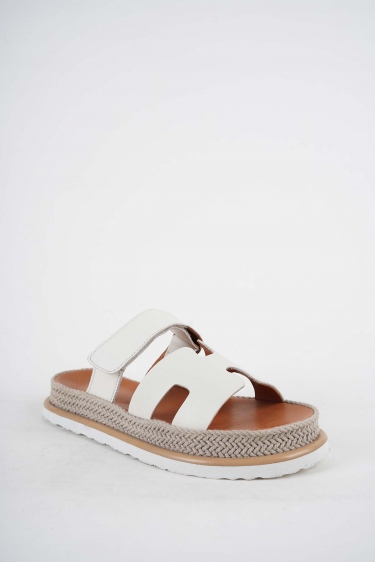 Hakiki Deri Bej Kadın Casual Terlik 251111610