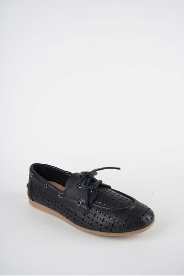 Hakiki Deri Siyah Kadın Babet Ayakkabı 261111102