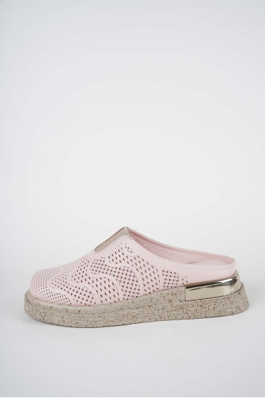 Hakiki Deri Pudra Kadın Düz Sabo 261118701