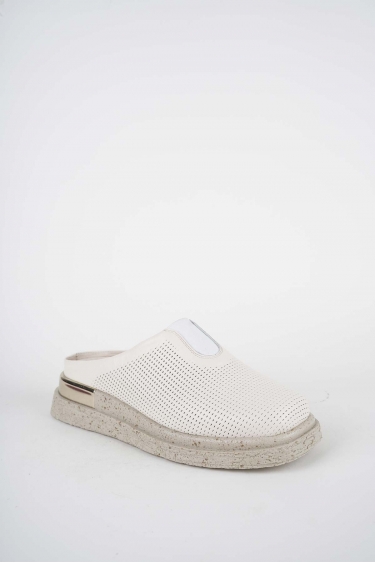 Hakiki Deri Bej Kadın Düz Sabo 261118702