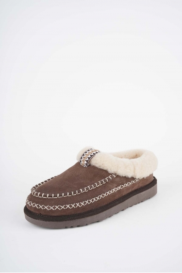 Kürklü Capuccino Kadın Doubleface Ayakkabı 252124100