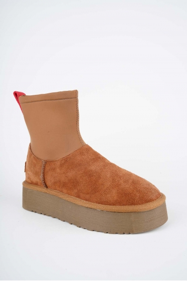 Kürklü Taba Kadın Doubleface Bot 252124204