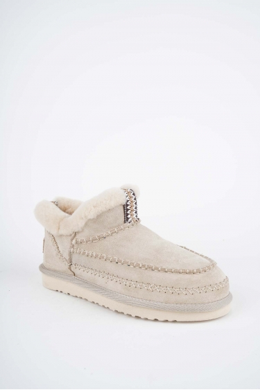 Kürklü Bej Kadın Doubleface Bot 252124209