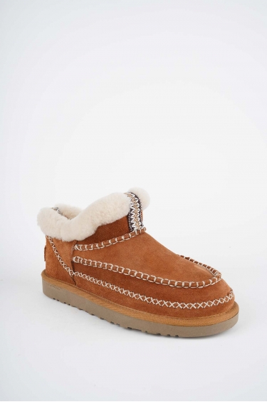 Kürklü Taba Kadın Doubleface Bot 252124209