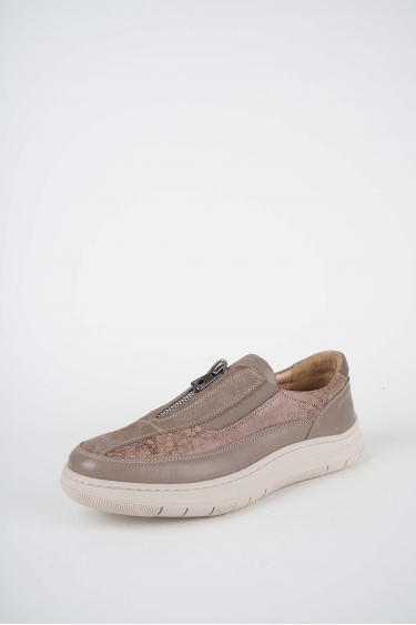 Hakiki Deri Vizon Sedef Kadın Casual Ayakkabı 252125103