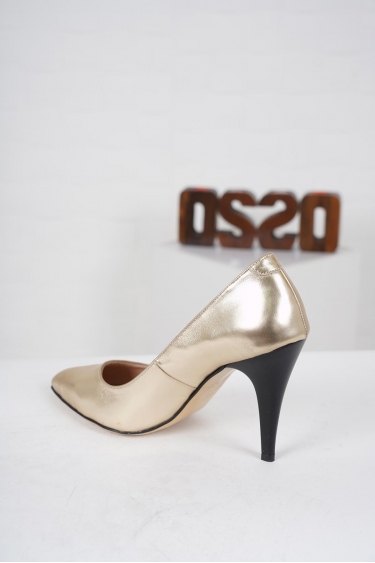 Altın Kadın Stiletto Ayakkabı 202127101